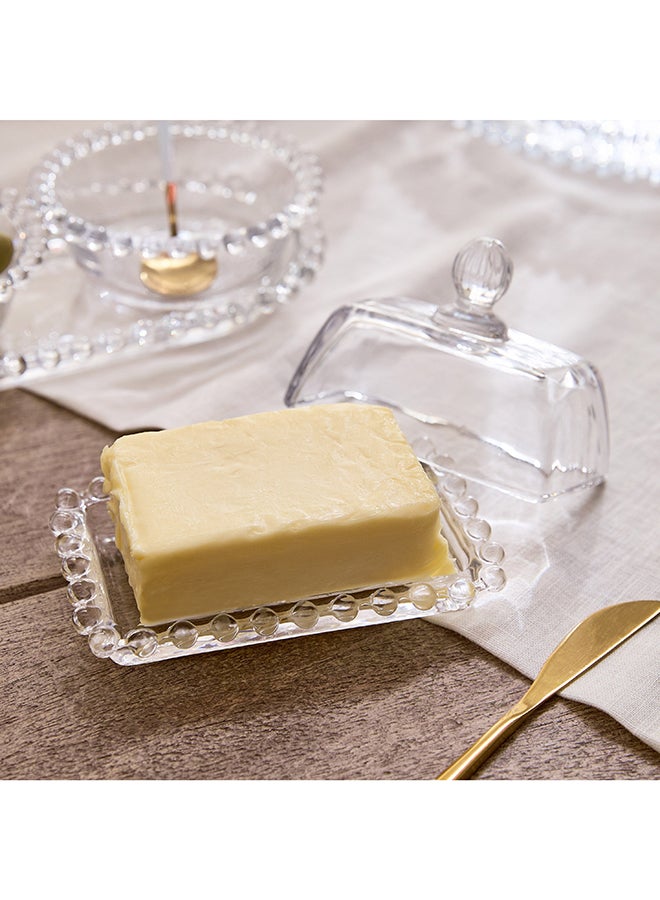 Home Box طبق زبدة مريام المزخرف - شفاف - Image 1